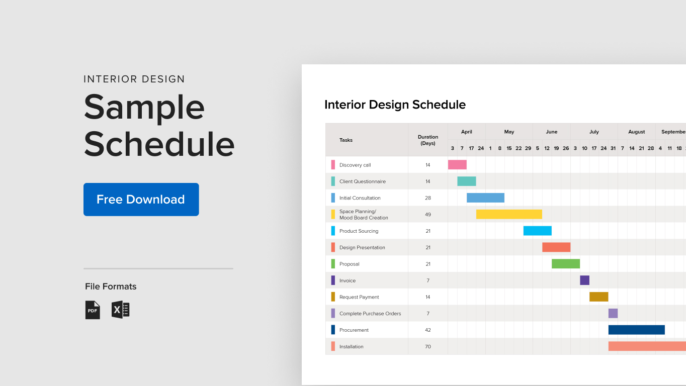 Jadwal kuliah desain interior its